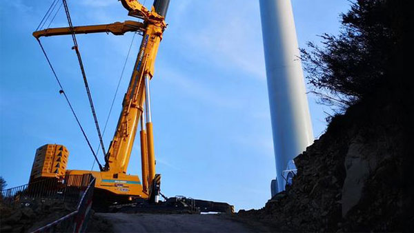 来了！首台XCA1200_I落户广东，，，，，，，中国风电吊装千吨级阵营再添劲旅