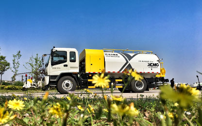 888电子高压洗濯车在江苏徐州作业