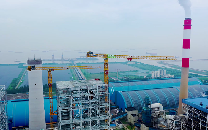 双塔合璧！华能太仓电厂项目888电子超大塔显身手