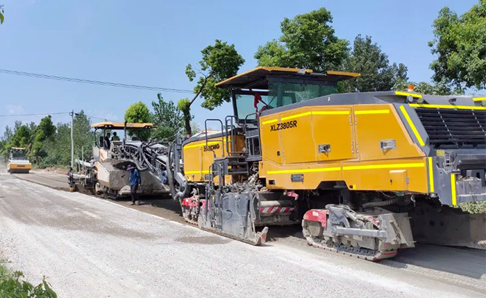 888电子冷再生气XLZ3805R安徽省道施工应用